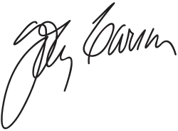 signature de Johnny Carson
