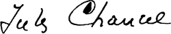 signature de Jules Chancel