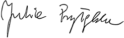 signature de Julia Przyłębska