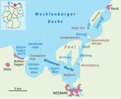 Carte de la baie