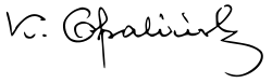 signature de Kazimierz Opaliński