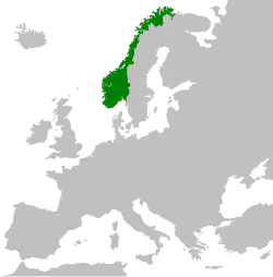 Description de l'image Kingdom of Norway (1814).svg.