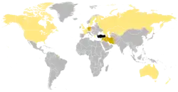 Description de l'image Kurdish Diaspora.svg.