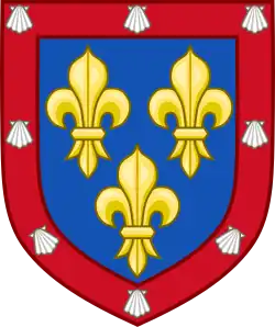 Description de l'image Lesser Arms of Bourbon-Parma.svg.