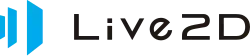 Logo de l'entreprise Live2D Co., Ltd. et de la suite logicielle Live2D