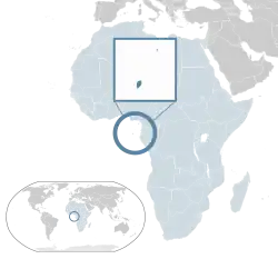 Description de l'image Location São Tomé and Príncipe AU Africa.svg.