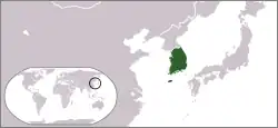 Description de l'image Locator map of South Korea.svg.