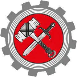 Logotype de Fraction, qui reprend celui du Front noir.