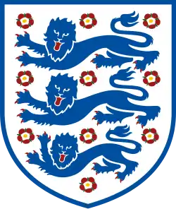 alt=Écusson de l' Équipe d'Angleterre féminine