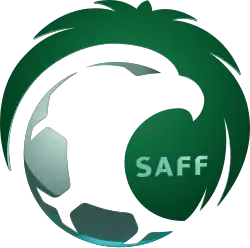 alt=Écusson de l' Équipe d'Arabie saoudite