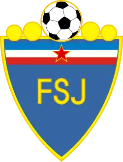 alt=Écusson de l' Équipe de Yougoslavie