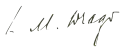 signature de Luis María Drago