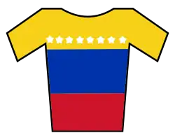 Description de l'image MaillotVenezuela.svg.