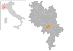 Localisation de Montegrosso d'Asti