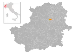 Localisation de Barbania