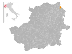 Localisation de Chiaverano