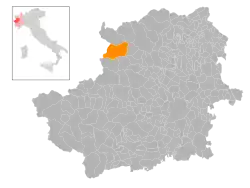 Localisation de Groscavallo