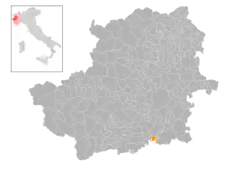 Localisation de Lombriasco