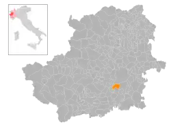 Localisation de Nichelino