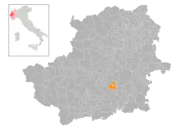 Localisation de Orbassano