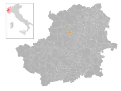 Localisation de Pessinetto