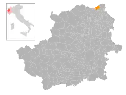 Localisation de Quincinetto