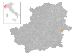 Localisation de Rivalba