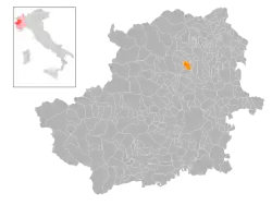 Localisation de Rivara