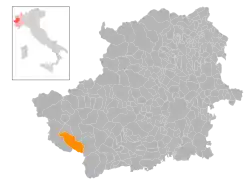 Localisation de Sauze de Césane