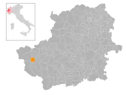 Localisation de Sauze d'Oulx