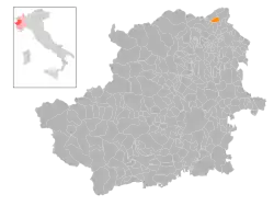 Localisation de Tavagnasco