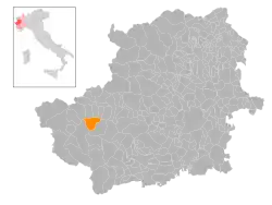 Localisation de Usseaux