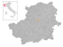Localisation de Vallo Torinese