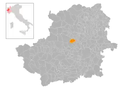 Localisation de Varisella