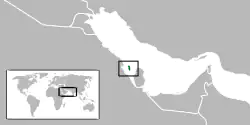 Description de l'image Map of Bahrain.svg.