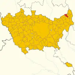 Localisation de Basiano