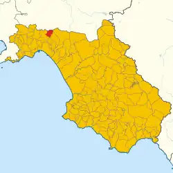 Localisation de Calvanico