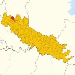 Localisation de Capralba