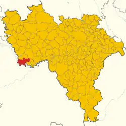 Localisation de Frascarolo