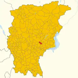 Localisation de Luzzana