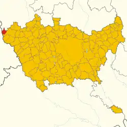 Localisation de Nosate