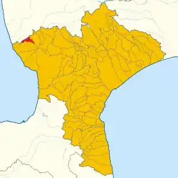 Localisation de San Mango d'Aquino