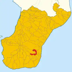 Localisation de Sant'Agata del Bianco