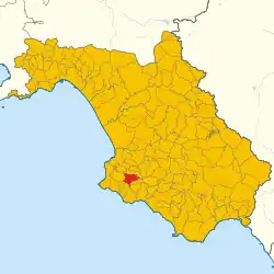 Localisation de Sessa Cilento