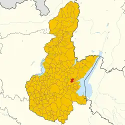 Localisation de Villanuova sul Clisi
