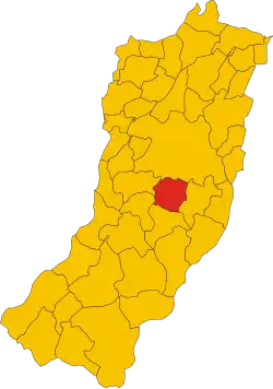Localisation de Albinea