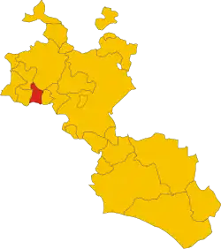 Localisation de Bompensiere