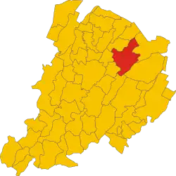 Localisation de Budrio