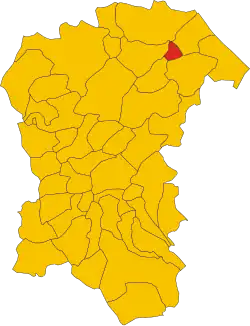 Localisation de Cappelle sul Tavo