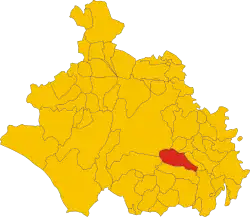 Localisation de Caprarola
